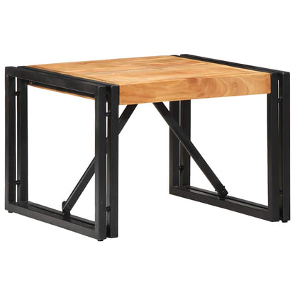 Salontafel 50x50x35 cm massief acaciahout