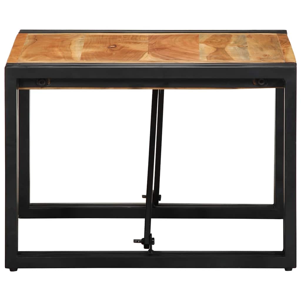 Salontafel 50x50x35 cm massief acaciahout