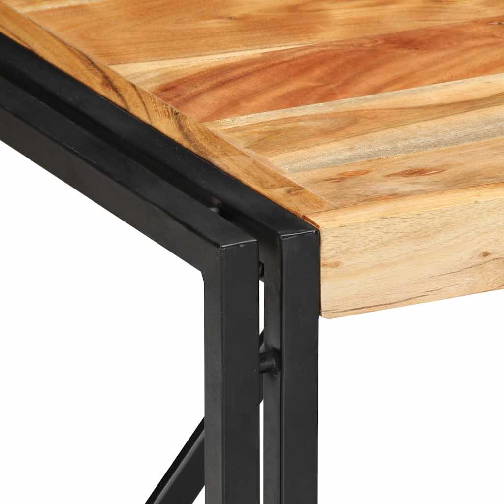 Salontafel 50x50x35 cm massief acaciahout