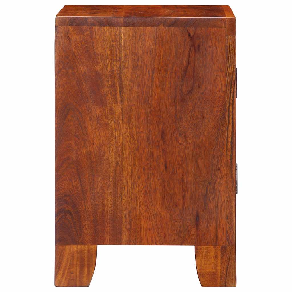 Nachtkastje 2 st 40x30x45 cm massief acaciahout