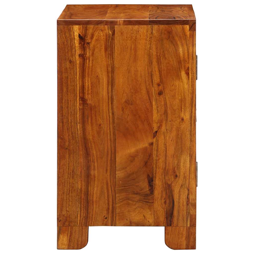 Dressoir 50x35x60 massief acaciahout veelkleurig