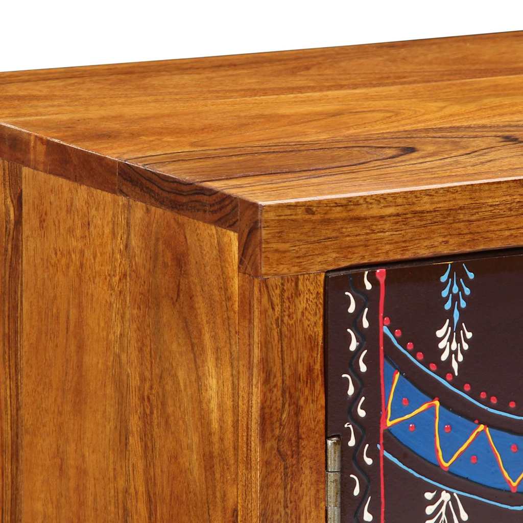 Dressoir 50x35x60 massief acaciahout veelkleurig