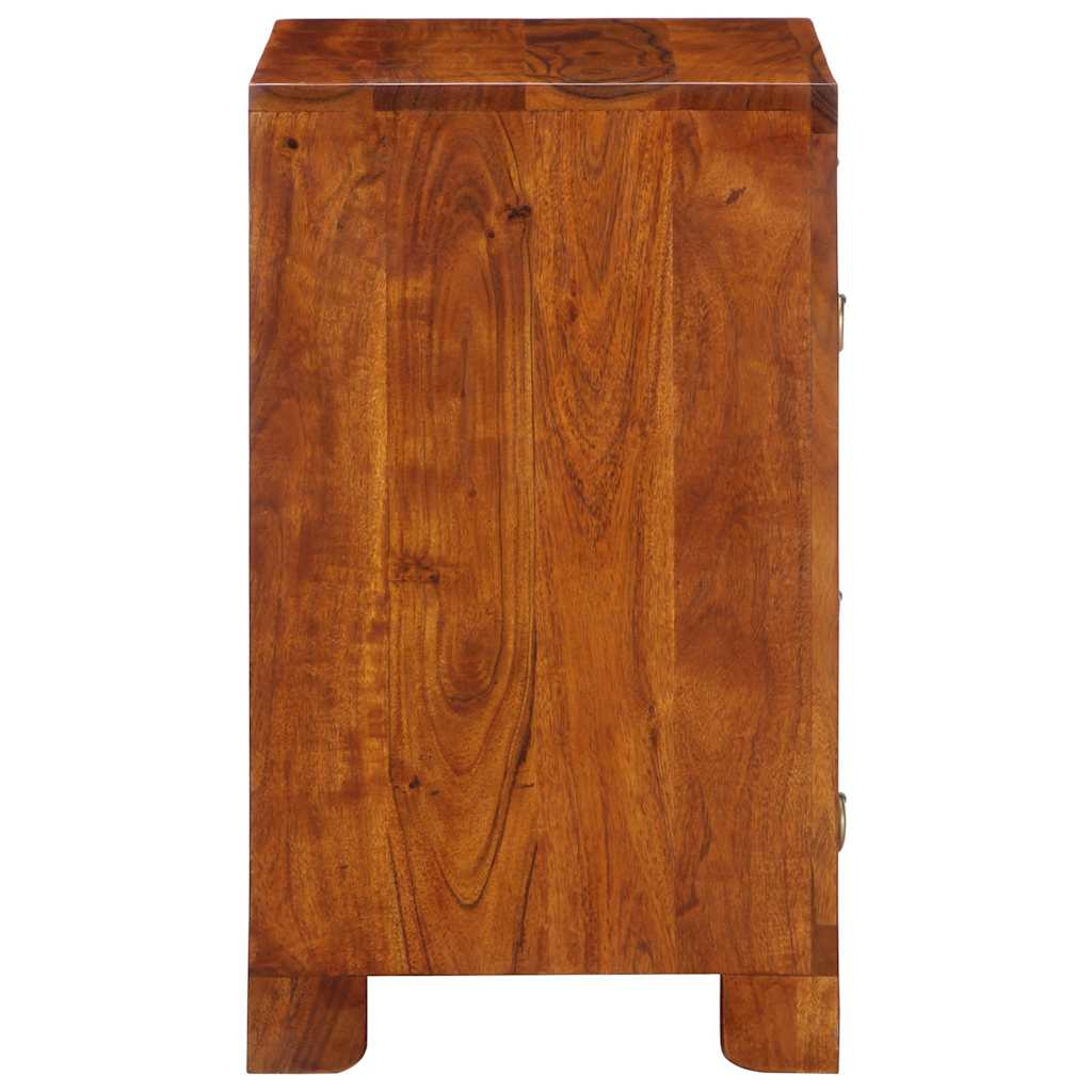 Dressoir 50x35x60 massief acaciahout veelkleurig