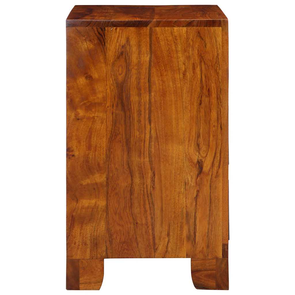 Dressoir 50x35x60 massief acaciahout veelkleurig