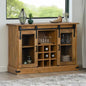 Dressoir HALDEN 2 schuifdeuren 112x40x80 cm massief hout