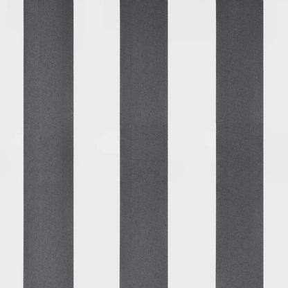Luifel automatisch uittrekbaar 400x300 cm antracietkleur en wit