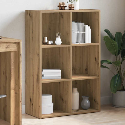 Boekenkast/dressoir 66x30x98 cm bewerkt hout artisanaal eiken