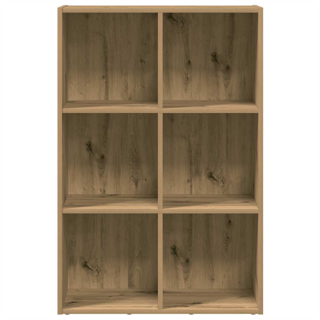 Boekenkast/dressoir 66x30x98 cm bewerkt hout artisanaal eiken
