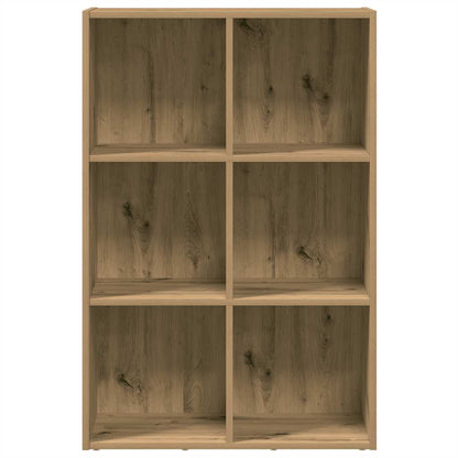 Boekenkast/dressoir 66x30x98 cm bewerkt hout artisanaal eiken