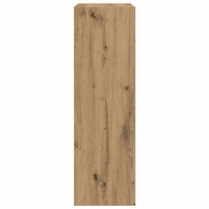 Boekenkast/dressoir 66x30x98 cm bewerkt hout artisanaal eiken