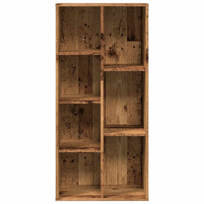 Boekenkast 50x25x104 cm oud houtkleurig