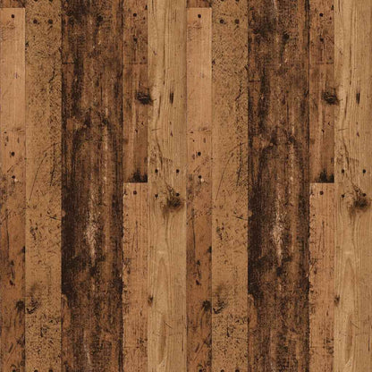 Nachtkastje 40x30x39 cm bewerkt hout oud houtkleurig