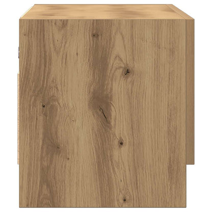 Kledingkast 70x32,5x35 cm bewerkt hout artisanaal eikenkleur