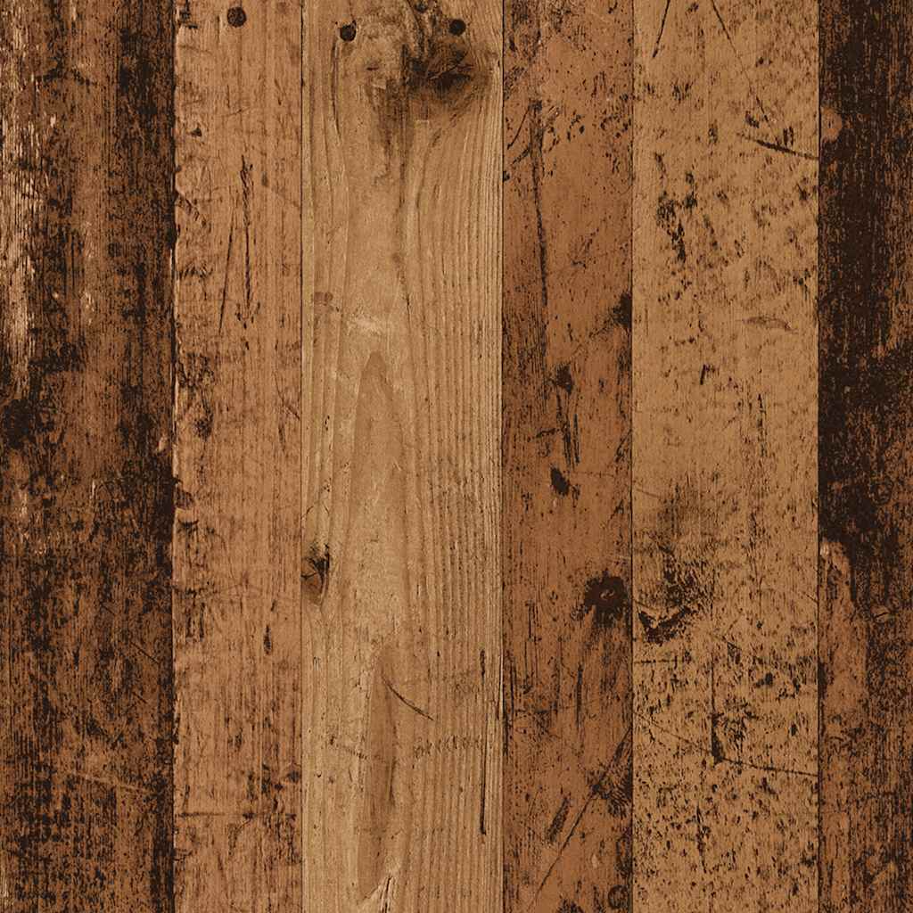 Boekenkast 100x24x63 cm bewerkt hout oud houtkleurig