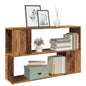 Boekenkast 100x24x63 cm bewerkt hout oud houtkleurig