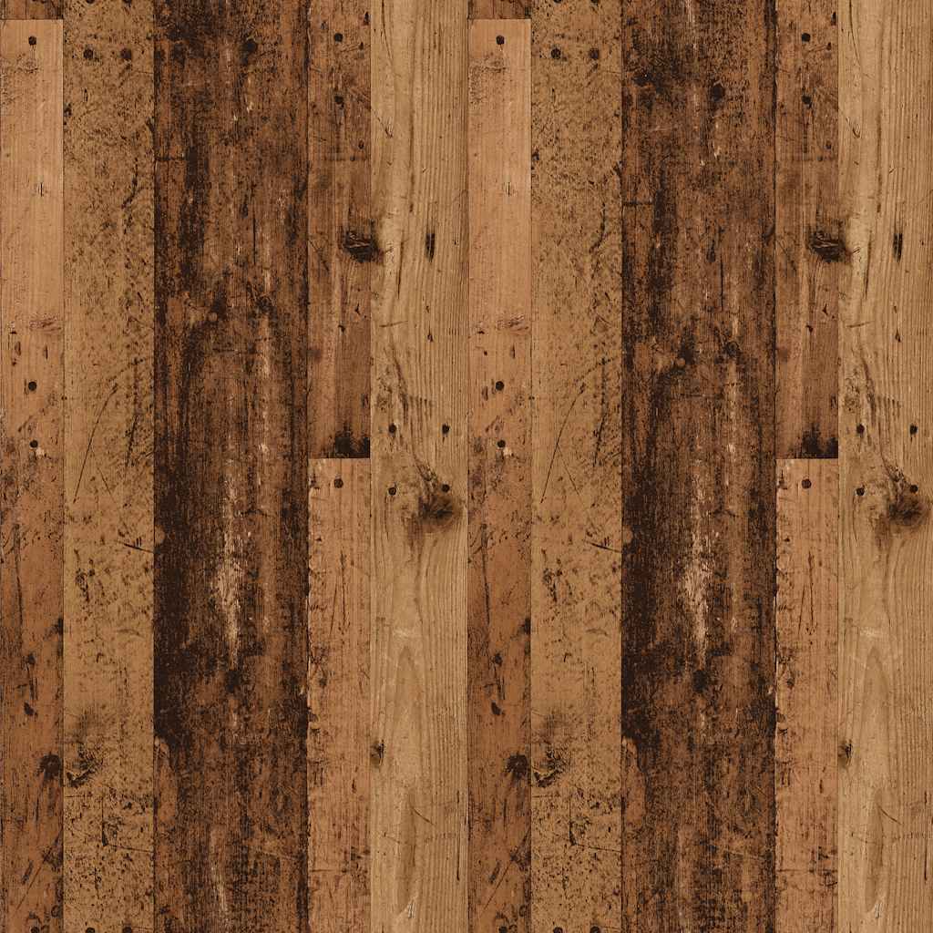Boekenkast/kamerscherm 40x30x198 cm oud houtkleurig