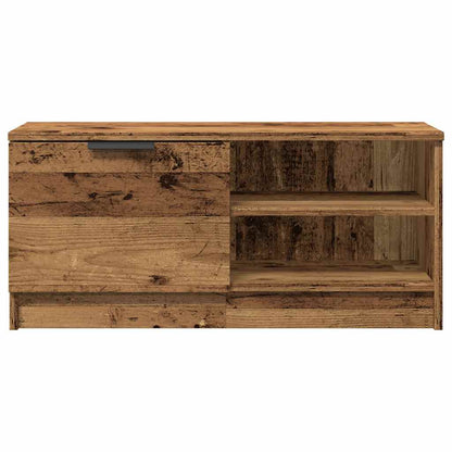 Tv-meubels 2 st 80x35x36,5 cm bewerkt hout oud houtkleurig