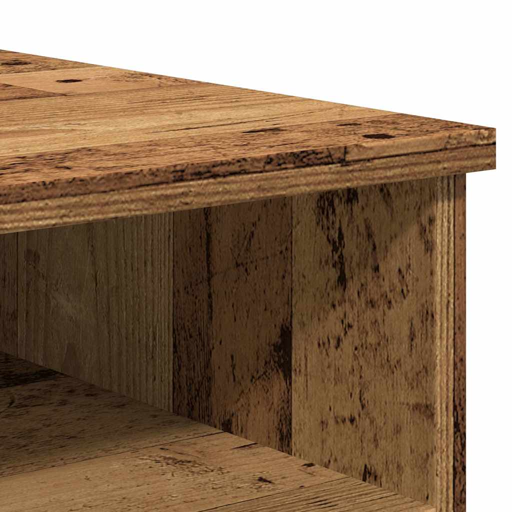 Tv-meubels 2 st 80x35x36,5 cm bewerkt hout oud houtkleurig