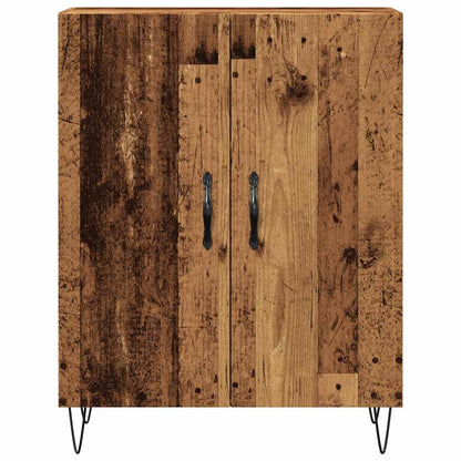 Dressoir 69,5x34x90 cm bewerkt hout oud houtkleurig