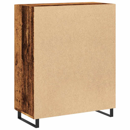 Dressoir 69,5x34x90 cm bewerkt hout oud houtkleurig
