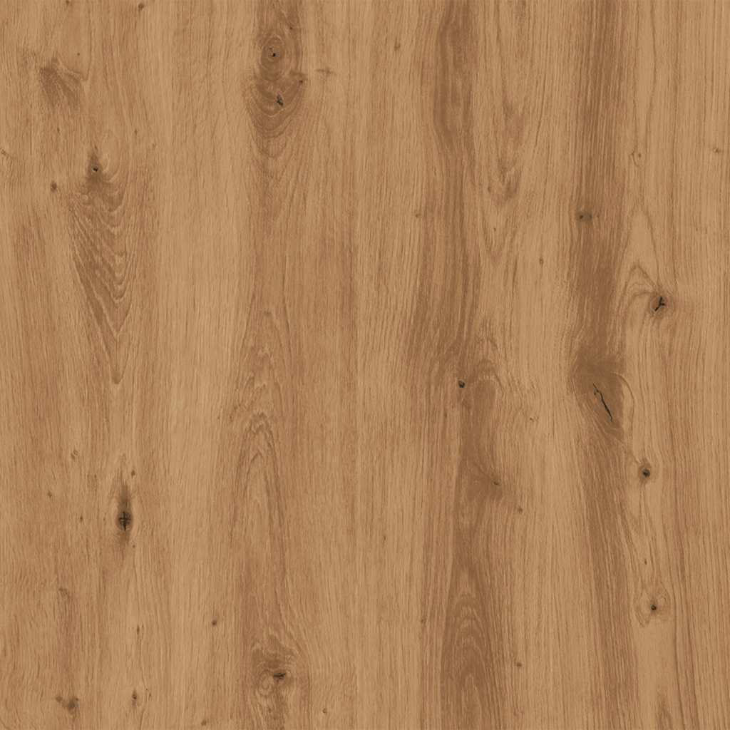 Boekenkast 50x33x117,5 cm bewerkt hout artisanaal eikenkleur