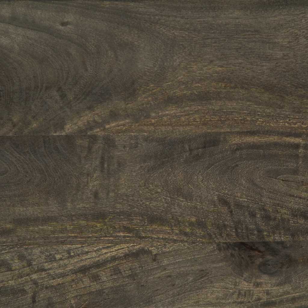 Nachtkastje 50x33x60 cm massief mangohout zwart