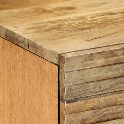 Nachtkastjes 2 st 40x33x46 cm massief mangohout bruin