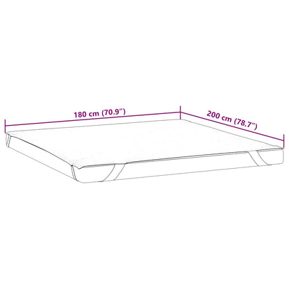 Matrasbeschermer waterdicht 180x200 cm wit