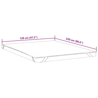 Matrasbeschermer waterdicht 120x220 cm wit