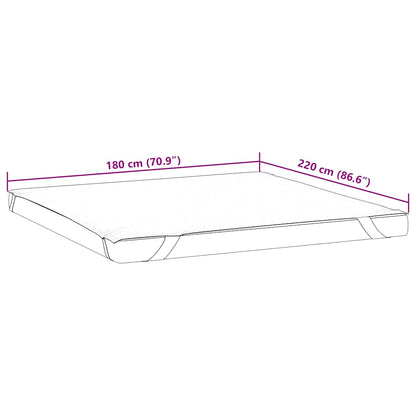 Matrasbeschermer waterdicht 180x220 cm wit