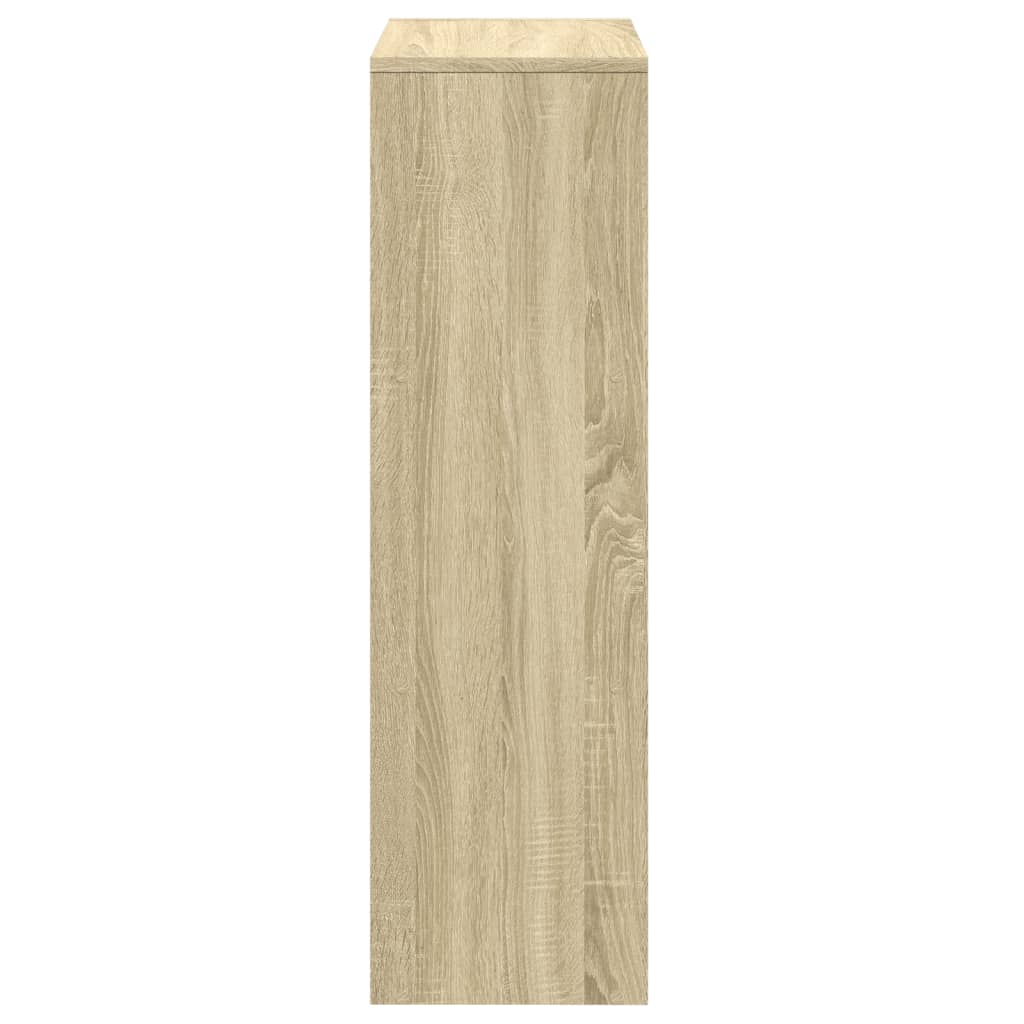 Kamerscherm / boekenkast 3-laags 99x29x99 cm hout sonoma eiken