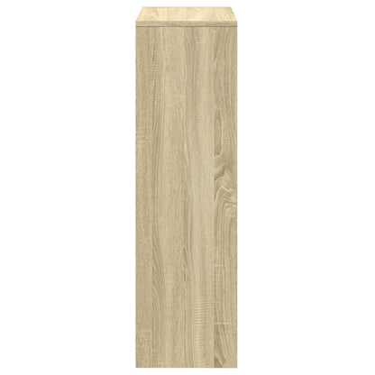 Kamerscherm / boekenkast 3-laags 99x29x99 cm hout sonoma eiken