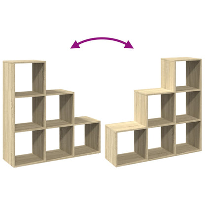 Kamerscherm / boekenkast 3-laags 99x29x99 cm hout sonoma eiken