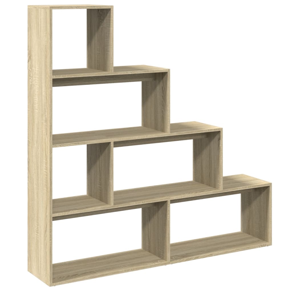 Kamerscherm / boekenkast 143,5x29x143,5 cm hout sonoma eiken
