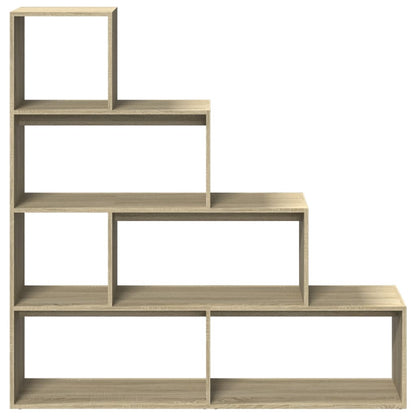 Kamerscherm / boekenkast 143,5x29x143,5 cm hout sonoma eiken