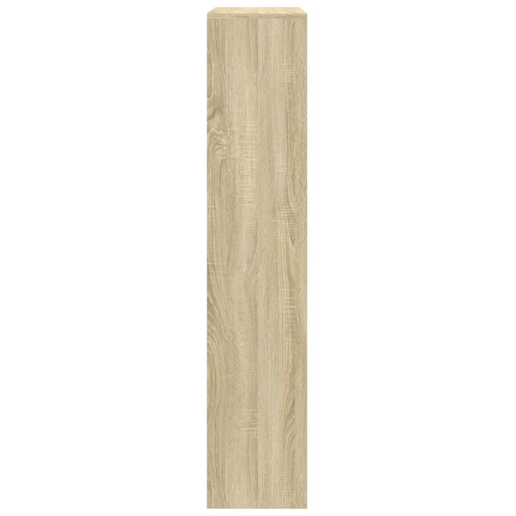 Kamerscherm / boekenkast 143,5x29x143,5 cm hout sonoma eiken
