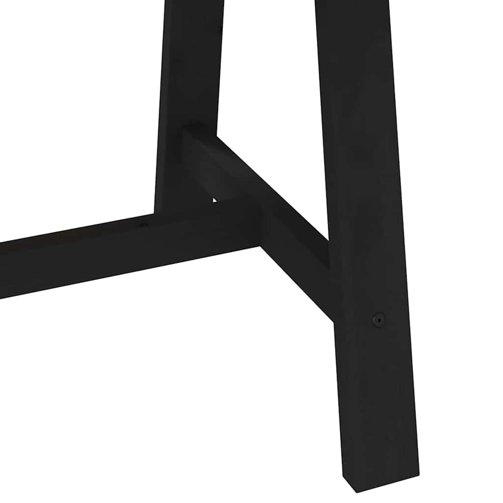 Eettafel NOAIN A-vormige poten 160x90x75 cm massief hout