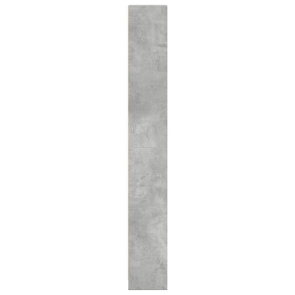 Boekenkast 40x24x176 cm bewerkt hout betongrijs