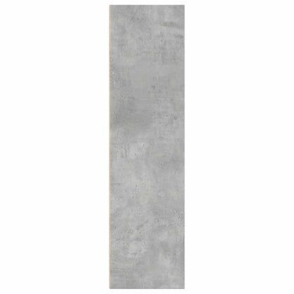 Boekenkast 60x30x114 cm bewerkt hout betongrijs