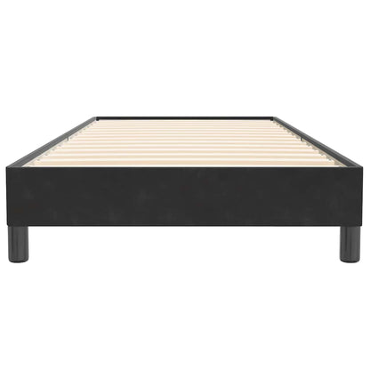 Boxspring zonder matras fluweel zwart 80x220 cm