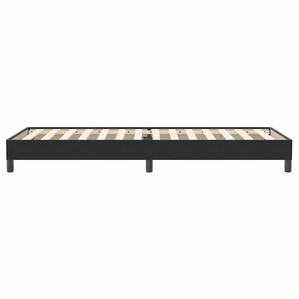 Boxspring zonder matras fluweel zwart 80x220 cm