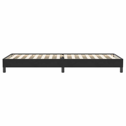 Boxspring zonder matras fluweel zwart 80x220 cm