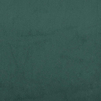 Boxspring zonder matras fluweel donkergroen 100x220 cm