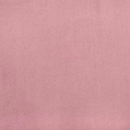 Boxspring met matras fluweel roze 180x220 cm