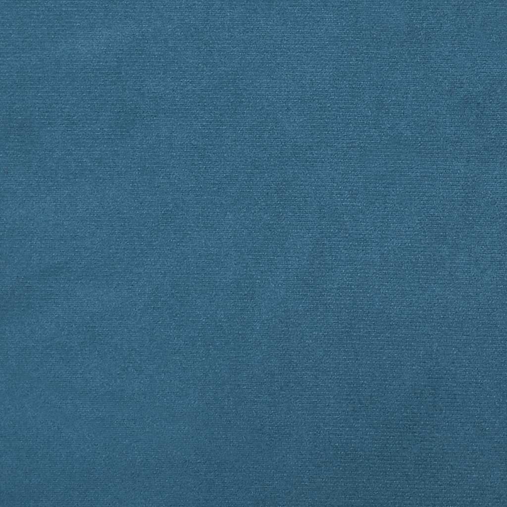 Boxspring met matras fluweel donkerblauw 80x210 cm