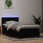 Boxspring met matras fluweel zwart 100x210 cm