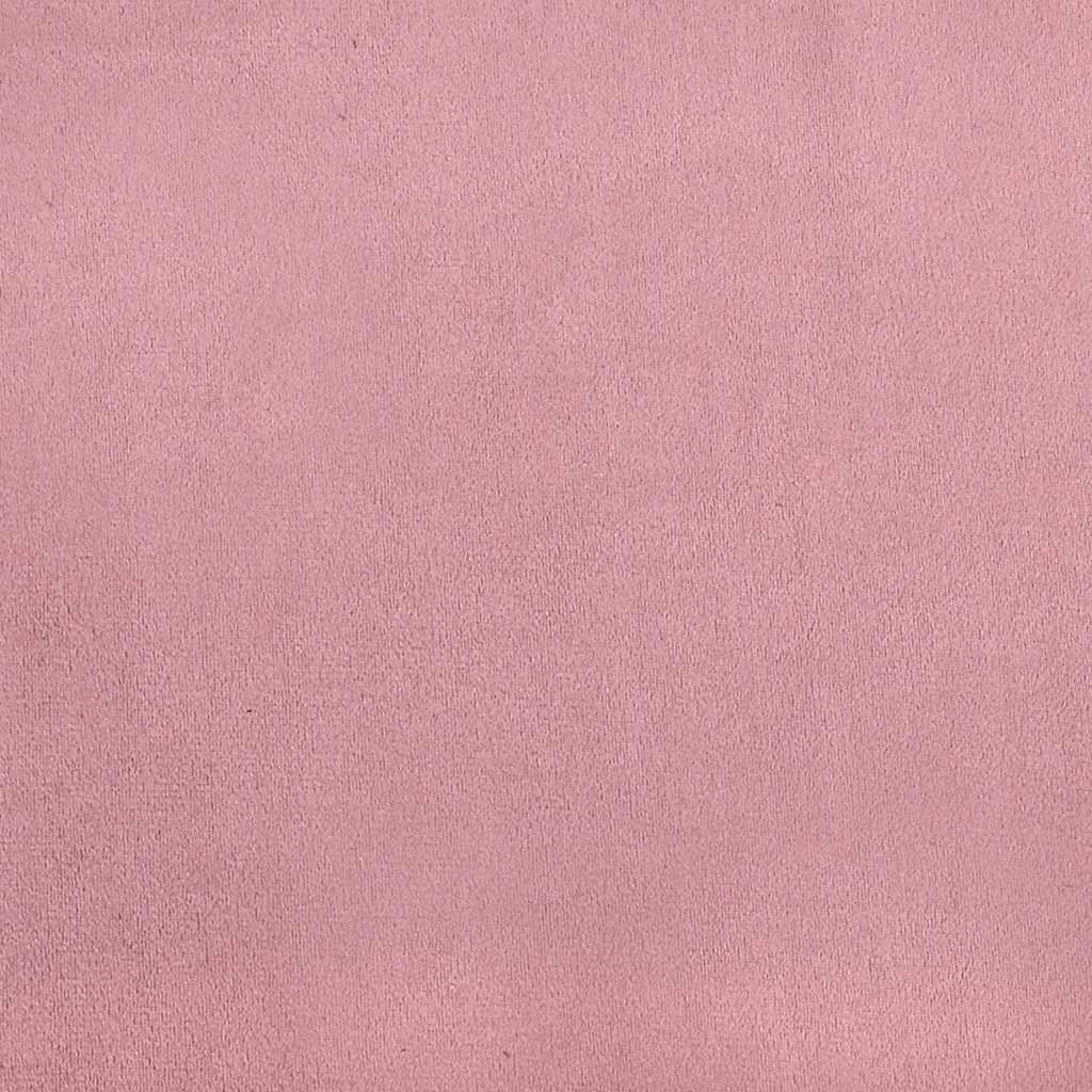 Boxspring met matras fluweel roze 100x210 cm