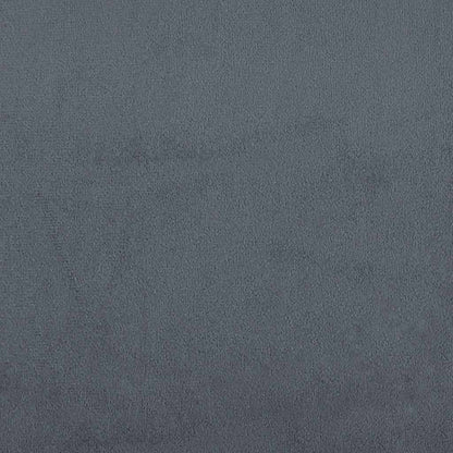 Boxspring met matras fluweel donkergrijs 100x210 cm