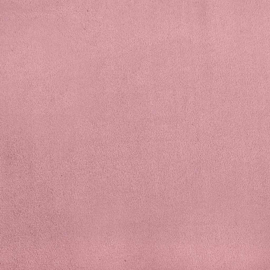 Boxspring met matras fluweel roze 160x210 cm