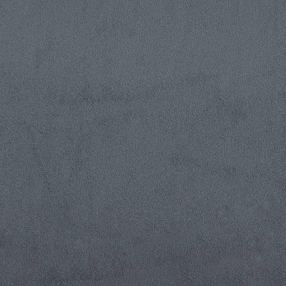 Boxspring met matras fluweel donkergrijs 200x220 cm